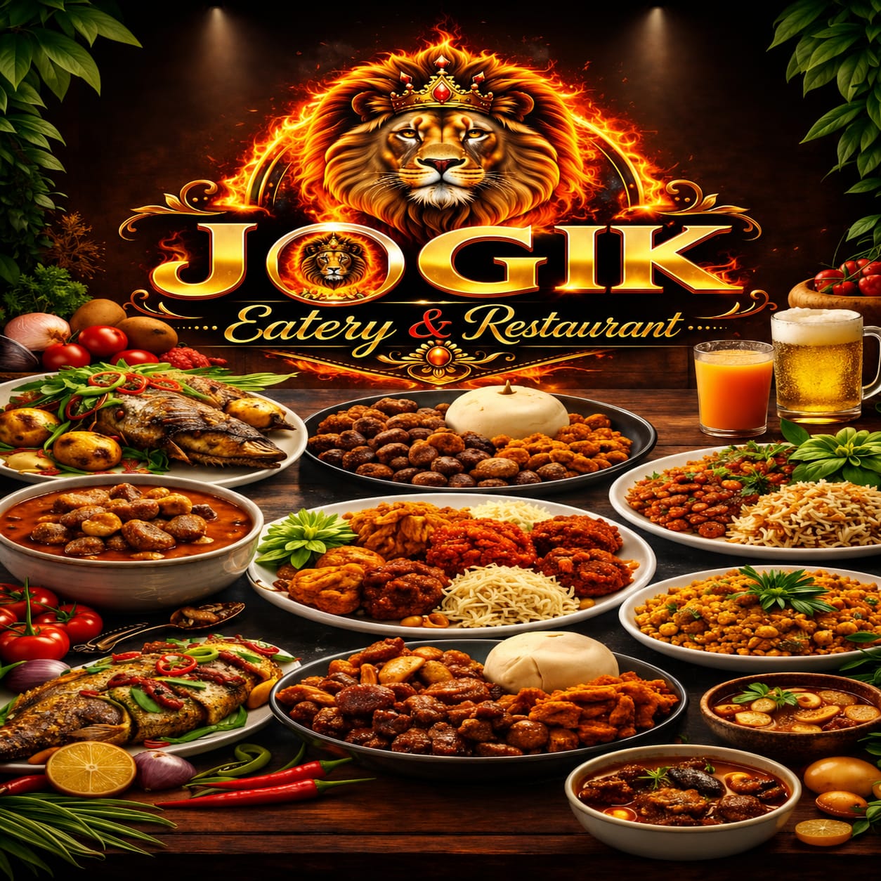 Jogik crowned lion crest